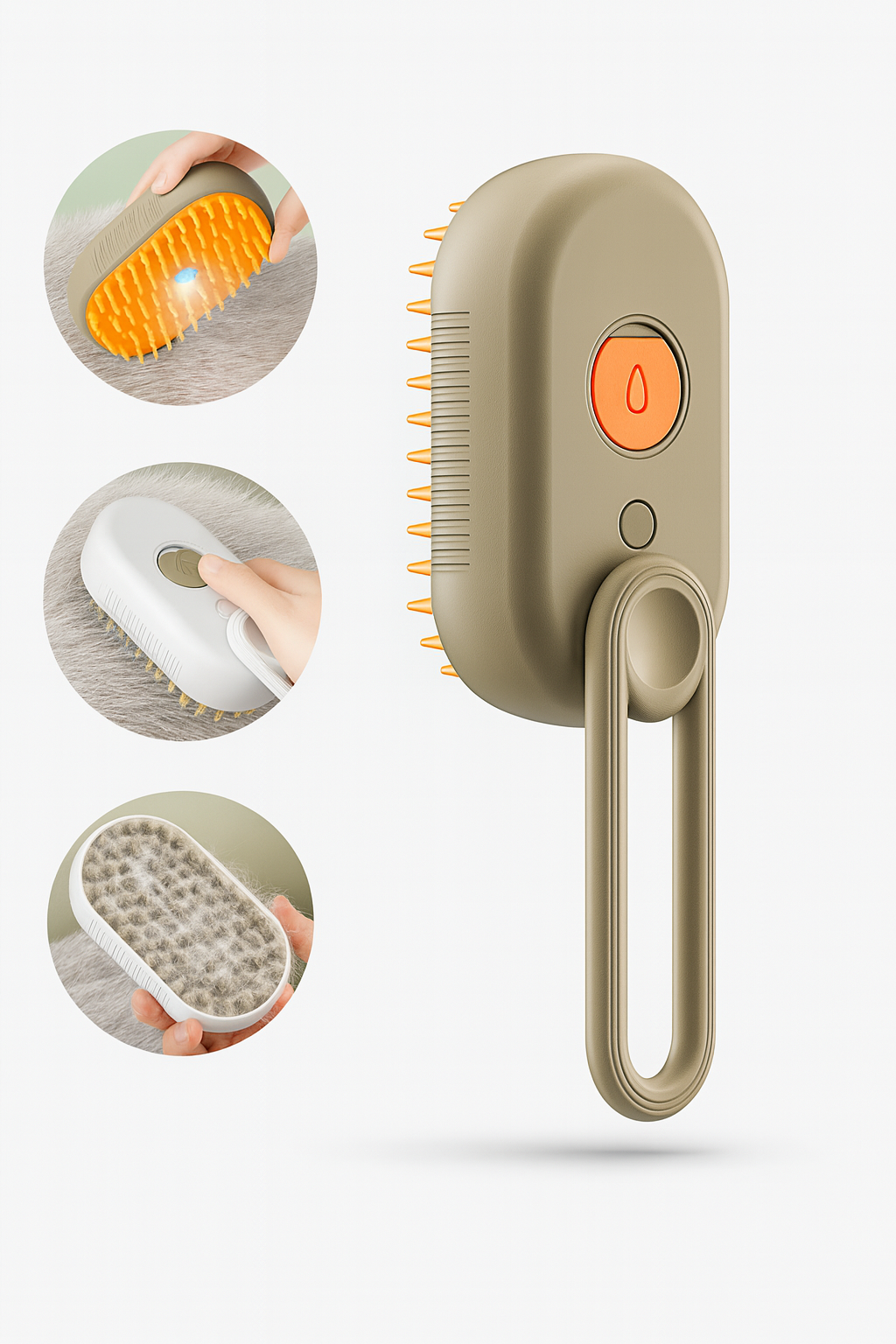 Pet Steam Brush